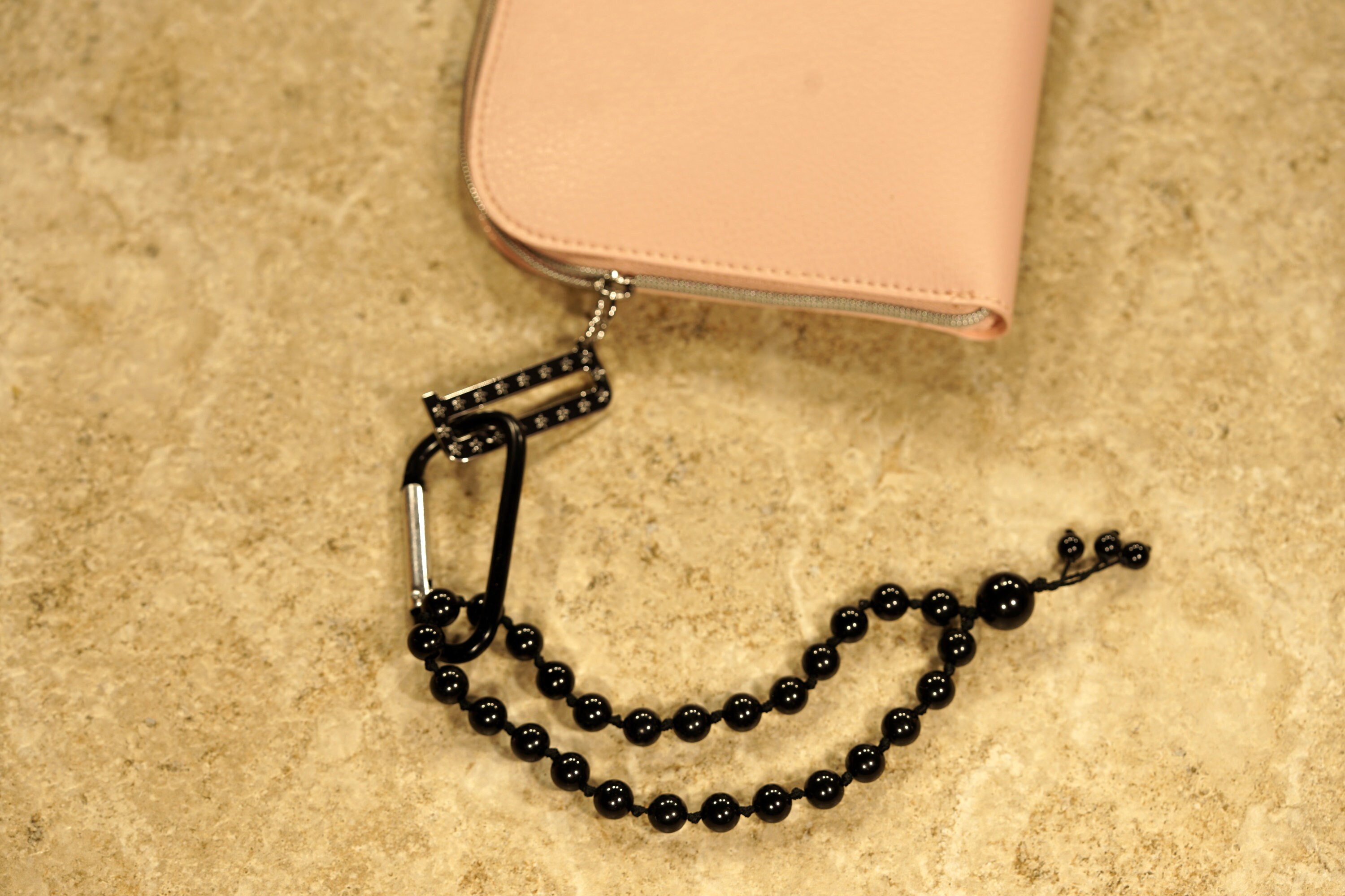 Black Tourmaline Pocket Mala • Black Tourmaline Worry Beads • 27+1 Bead Mala • 8mm • Worry Beads • Jewelry Men • Pocket Mala • 3752