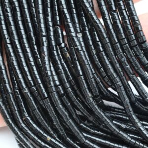 2x4/3x6mm Black Tourmaline Rondelle Beads,heishi Gemstone Beads,jewelry Making Beads,wholesale Loose Beads,for Bracelet Beads/necklace Beads