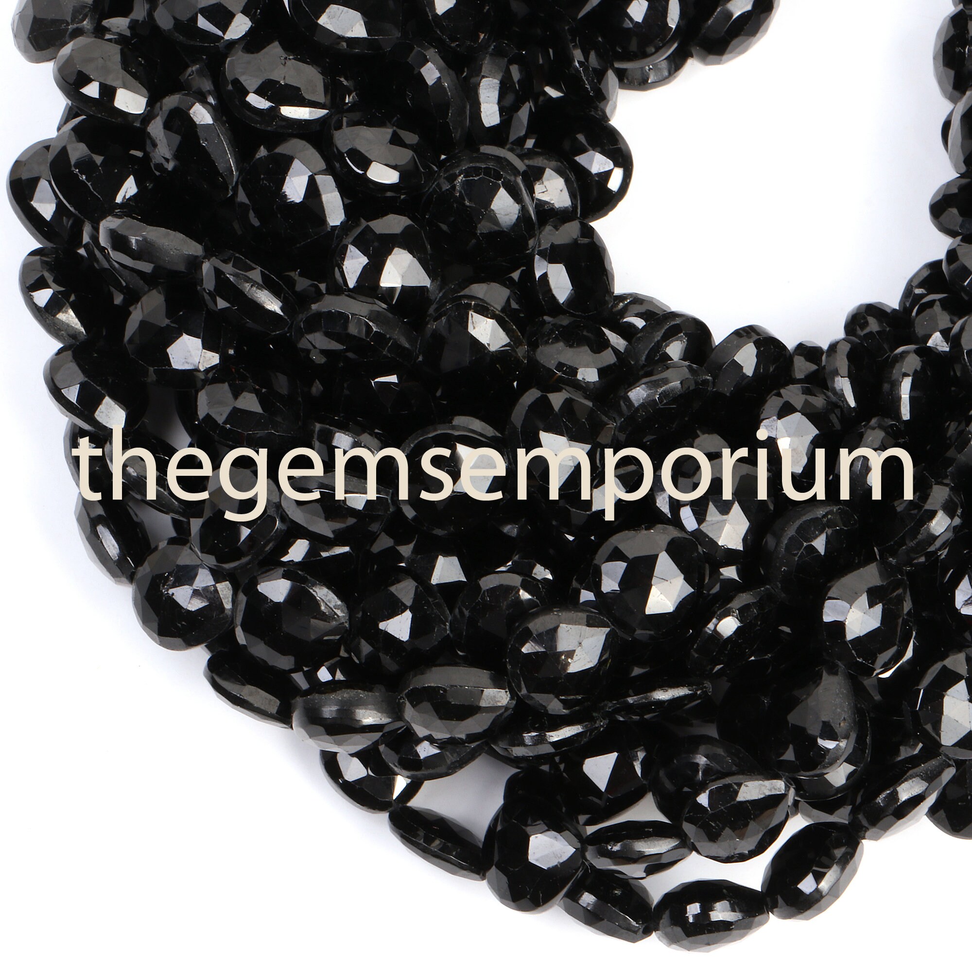 Black Tourmaline Faceted Briolette Heart Beads,black Tourmaline Straight Drill Heart,aaa Quality Beads,tourmaline Beads, Wholesale Beads