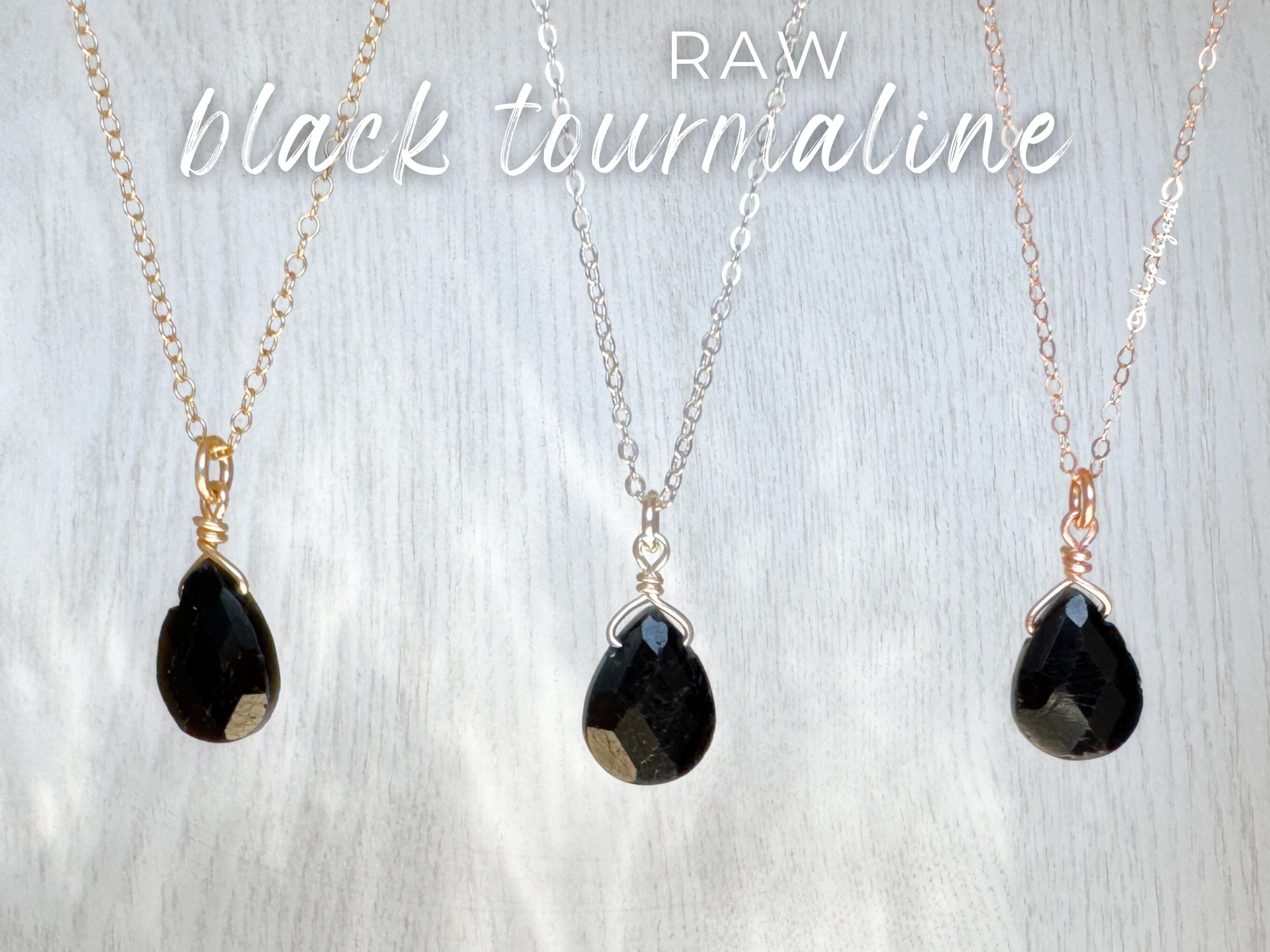 Real Black Crystal Necklace Silver, Empath Protection Necklace, Black Tourmaline Necklace Gold, Black Stone Pendant Black Tourmaline Jewelry Real Black Crystal Necklace Silver, Empath Protection Necklace, Black Tourmaline Necklace Gold, Black Stone Pendant Black Tourmaline Jewelry