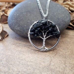 Black Tourmaline Pendant • Black Tourmaline Necklace • Black Tourmaline Pendant Sterling Silver • Black Tourmaline Necklace For Women