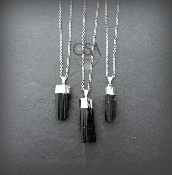 Tourmaline Necklace Sterling Silver • Raw Black Tourmaline Point Necklace • Black Tourmaline Pendant • Mens Necklace Layering Necklace Tourmaline Necklace Sterling Silver • Raw Black Tourmaline Point Necklace • Black Tourmaline Pendant • Mens Necklace Layering Necklace