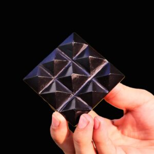 60MM Black Tourmaline 9 Points Pyramids : Vastu Energy Healing Crystal, Spiritual Decor 60MM Black Tourmaline 9 Points Pyramids : Vastu Energy Healing Crystal, Spiritual Decor