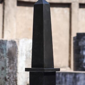Black Tourmaline Crystal Obelisk: 4 Faceted Spiritual Tower (38CM) Black Tourmaline Crystal Obelisk: 4 Faceted Spiritual Tower (38CM)