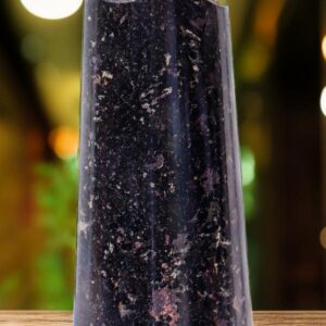 Black Tourmaline Crystal Obelisk: Chakra Balancing Energy Tool (160MM) Black Tourmaline Crystal Obelisk: Chakra Balancing Energy Tool (160MM)