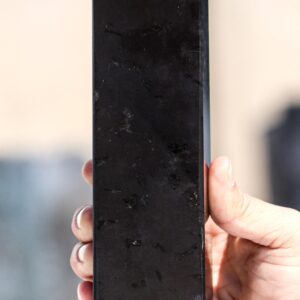 Black Tourmaline Crystal Obelisk: 215MM Schorl Tower, Chakra Healing Black Tourmaline Crystal Obelisk: 215MM Schorl Tower, Chakra Healing