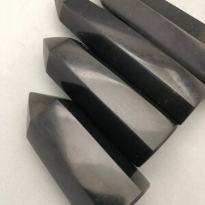 Black Tourmaline Crystal Point (3 3/4"+) For Grounding, Empath Protection, EMF 5G Protection Stone, Crystal Grids, Home & Office Decor Black Tourmaline Crystal Point (3 3/4"+) For Grounding, Empath Protection, EMF 5G Protection Stone, Crystal Grids, Home & Office Decor