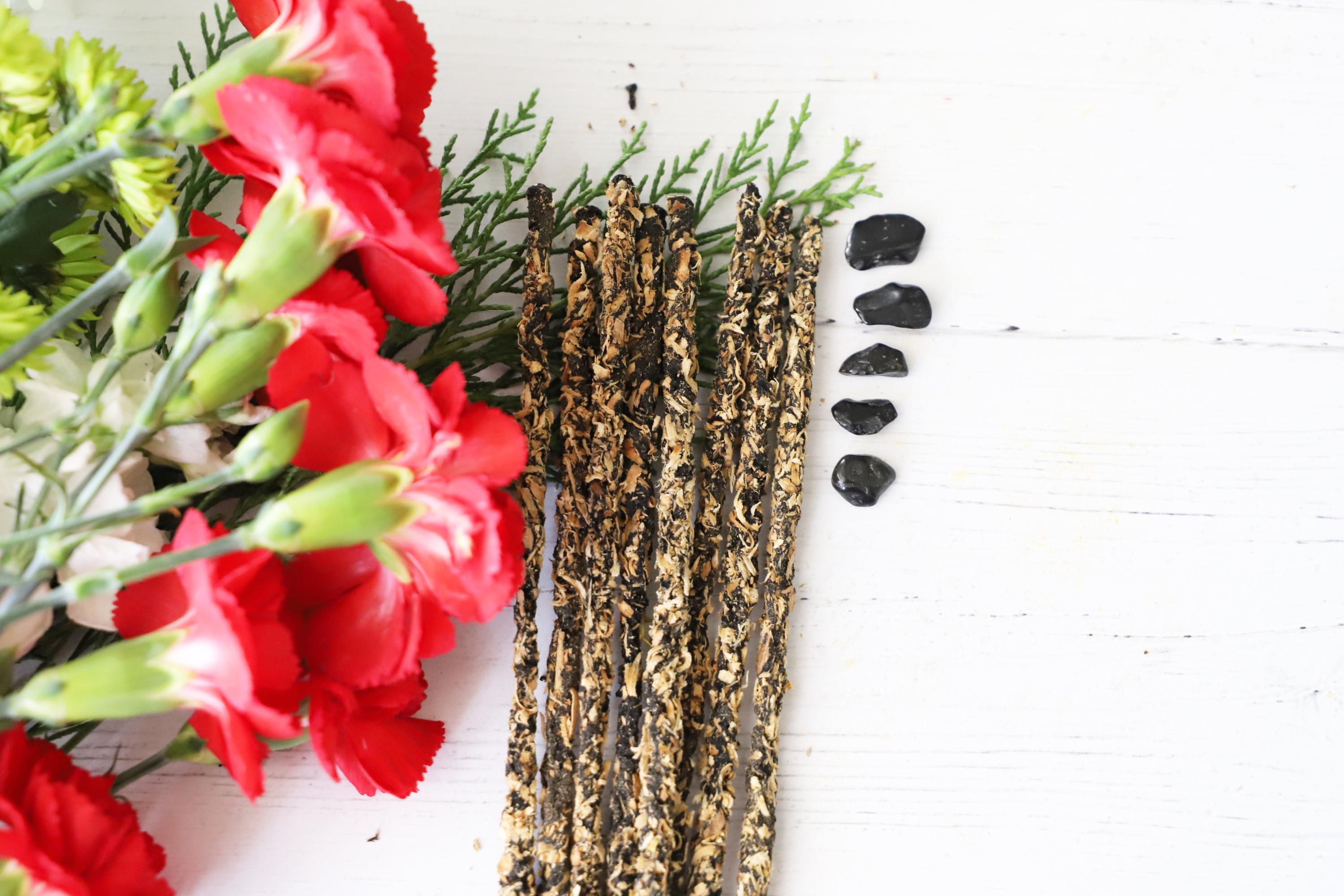 Black Tourmaline Incense Sticks - Protection, Grounding, Get Rid Of Negative Energy