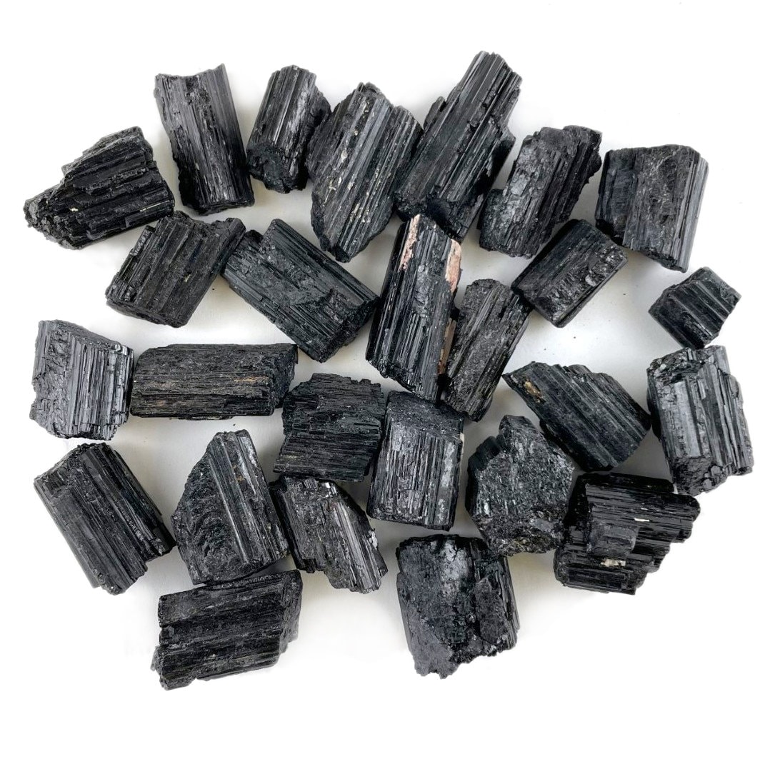 1 Pound Black Tourmaline – Raw Crystal Pieces For Jewelry, Reiki