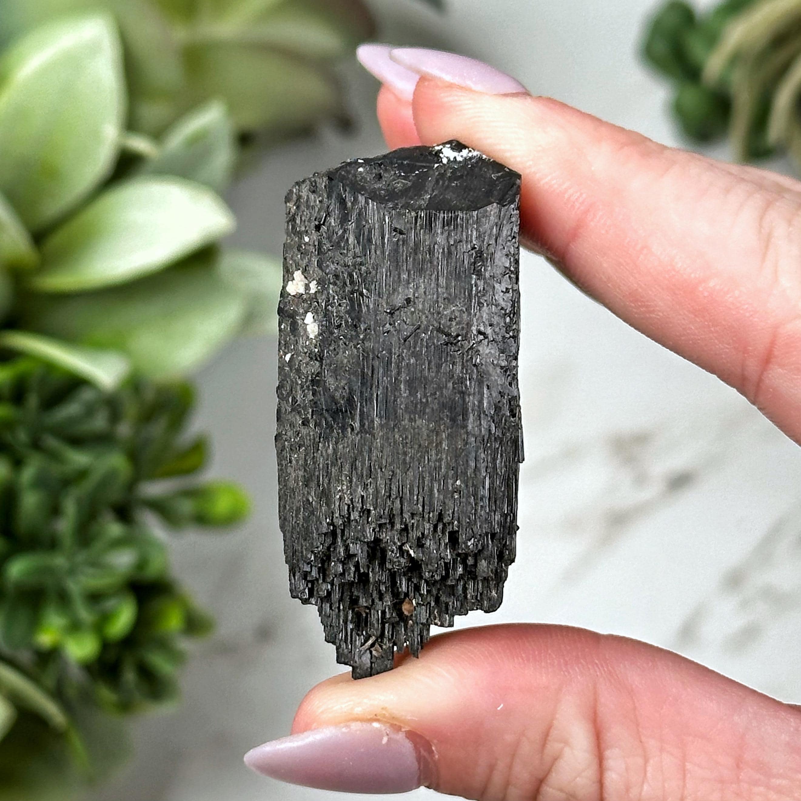 Black Tourmaline | 34g | - #3 (raw Crystal Specimen, Root Chakra, Healing Stone, Grounding) Black Tourmaline | 34g | - #3 (raw Crystal Specimen, Root Chakra, Healing Stone, Grounding)