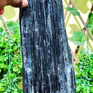Big Black Tourmaline Chunk: AAA+ Raw Crystal Log Big Black Tourmaline Chunk: AAA+ Raw Crystal Log