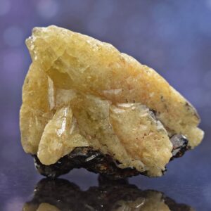 Brazilianite Cluster with Black Tourmaline from Brazil | Rare | 1.71" | 31.3 grams