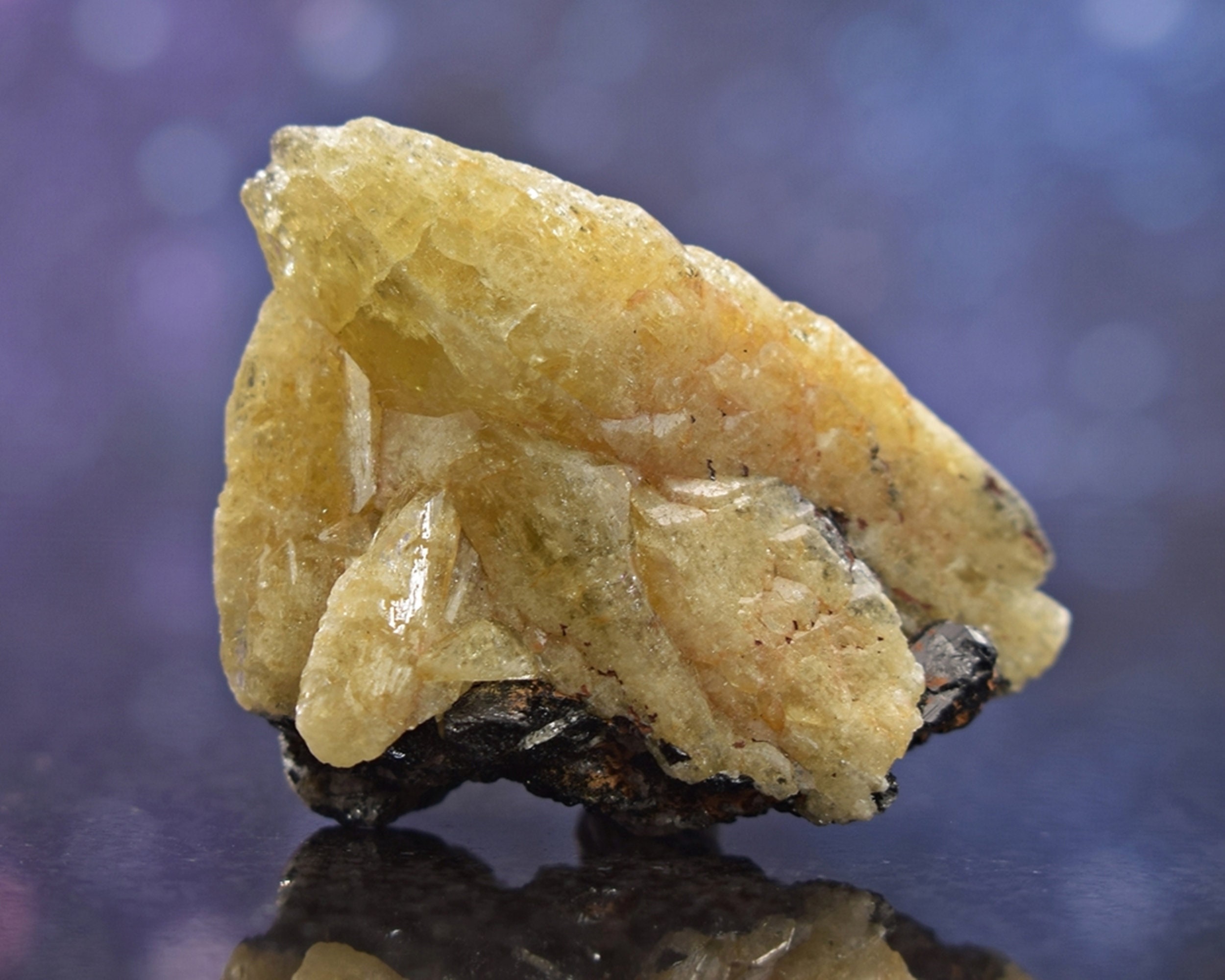Brazilianite Cluster With Black Tourmaline From Brazil | Rare | 1.71" | 31.3 Grams Brazilianite Cluster With Black Tourmaline From Brazil | Rare | 1.71" | 31.3 Grams