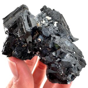 Black Tourmaline Cluster | Namibian Raw Crystal Protection Stone