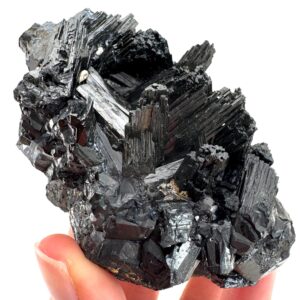 Raw Black Tourmaline Crystal Cluster | Namibia Protection Stone