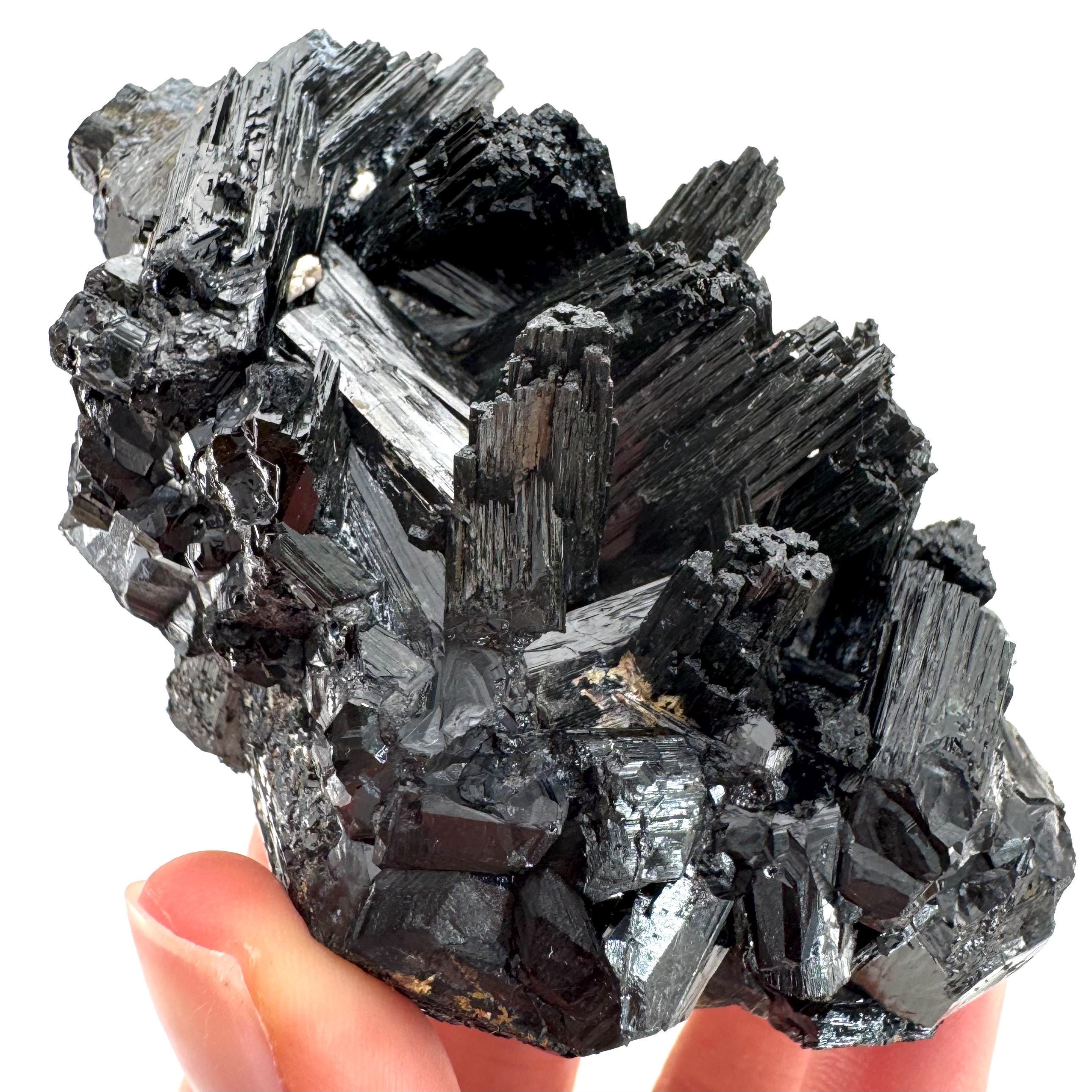Raw Black Tourmaline Crystal Cluster | Namibia Protection Stone Raw Black Tourmaline Crystal Cluster | Namibia Protection Stone