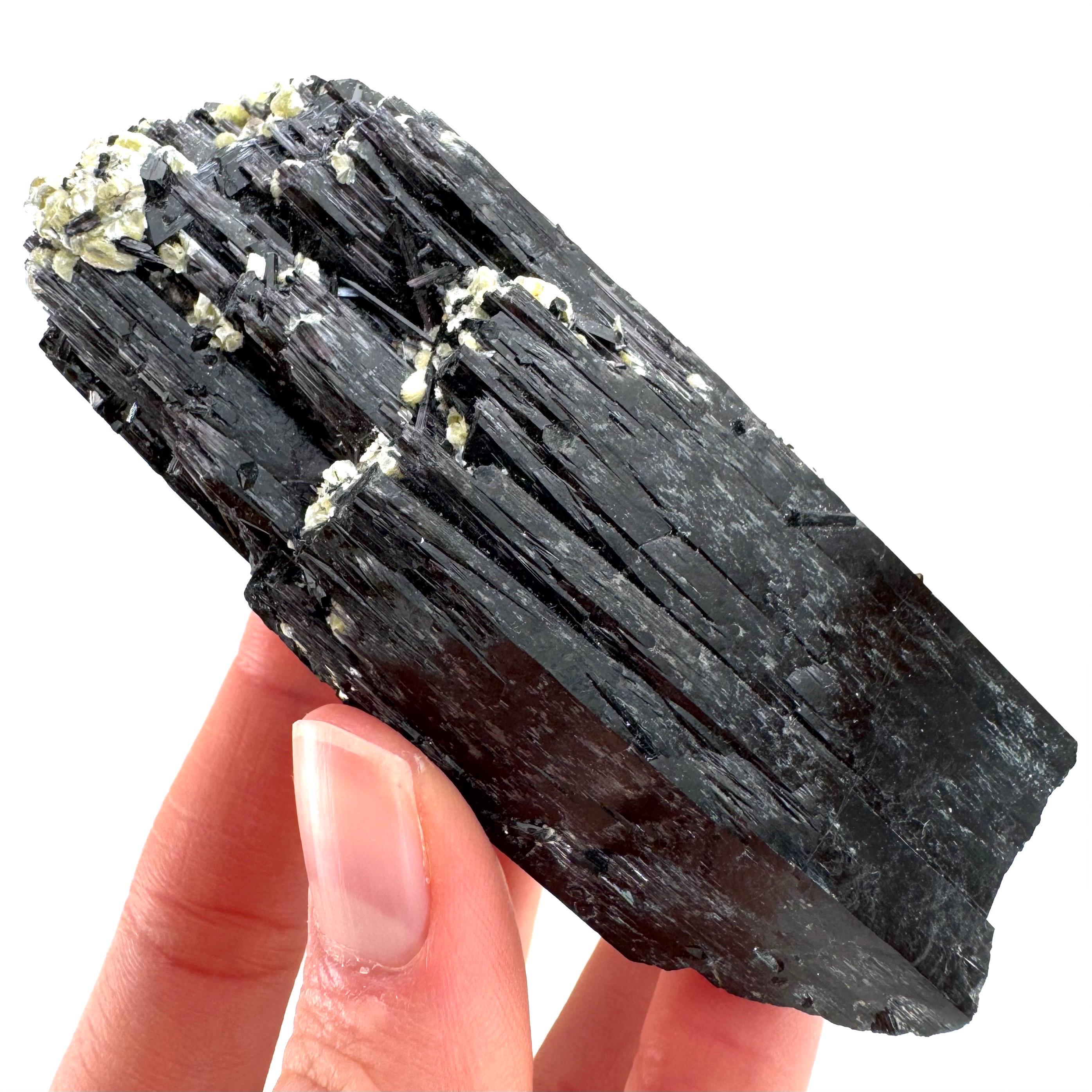Raw Black Tourmaline Crystal | Protection Stone, Namibia
