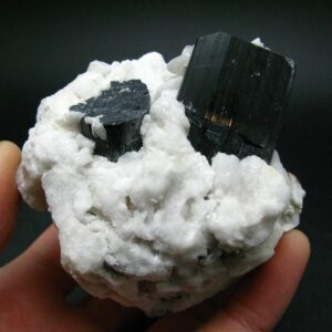 Fine Black Tourmaline Cluster From Pakistan - 2.8" - 201.1 Grams