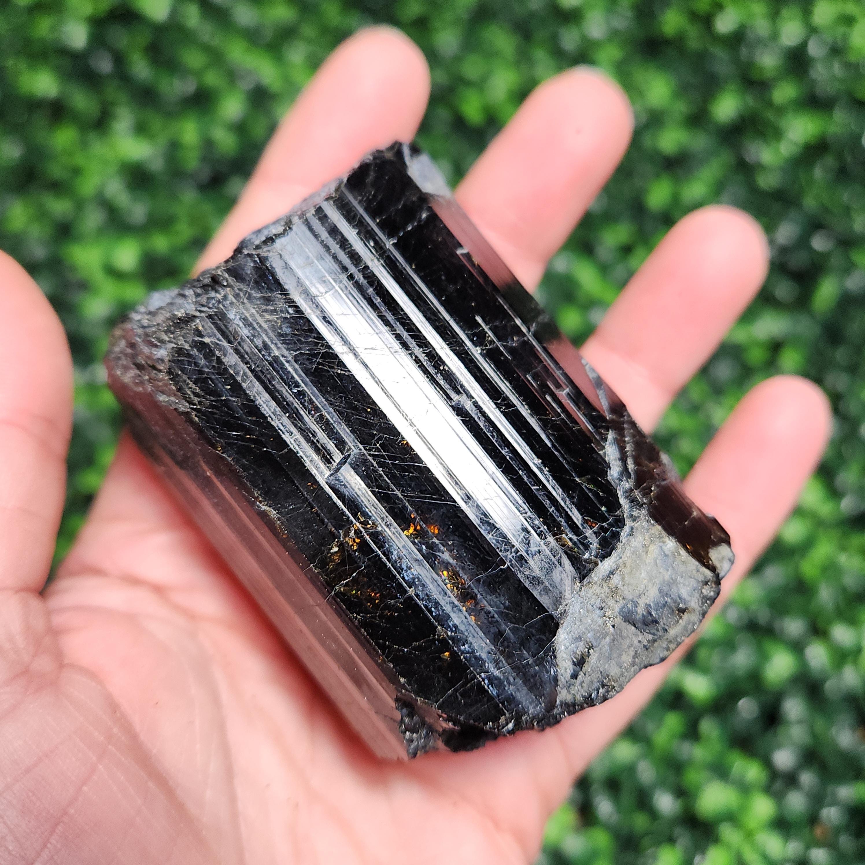 Huge Black Tourmaline Crystal - Tourmaline Crystal - Raw Tourmaline - Black Tourmaline Raw - Black Tourmaline Stone - Rough Black Tourmaline
