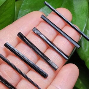 Black Tourmaline Needle Crystal, Tourmaline Gemstone - Black Tourmaline Stone Specimen
