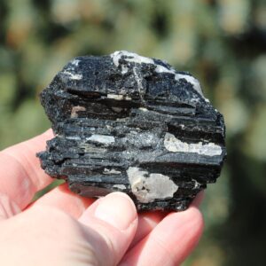 Black Tourmaline Raw Piece #e