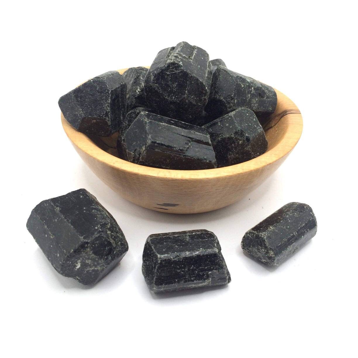 Black Tourmaline Small Rough Natural Raw Stone 1cm - 3cm Black Tourmaline Small Rough Natural Raw Stone 1cm - 3cm