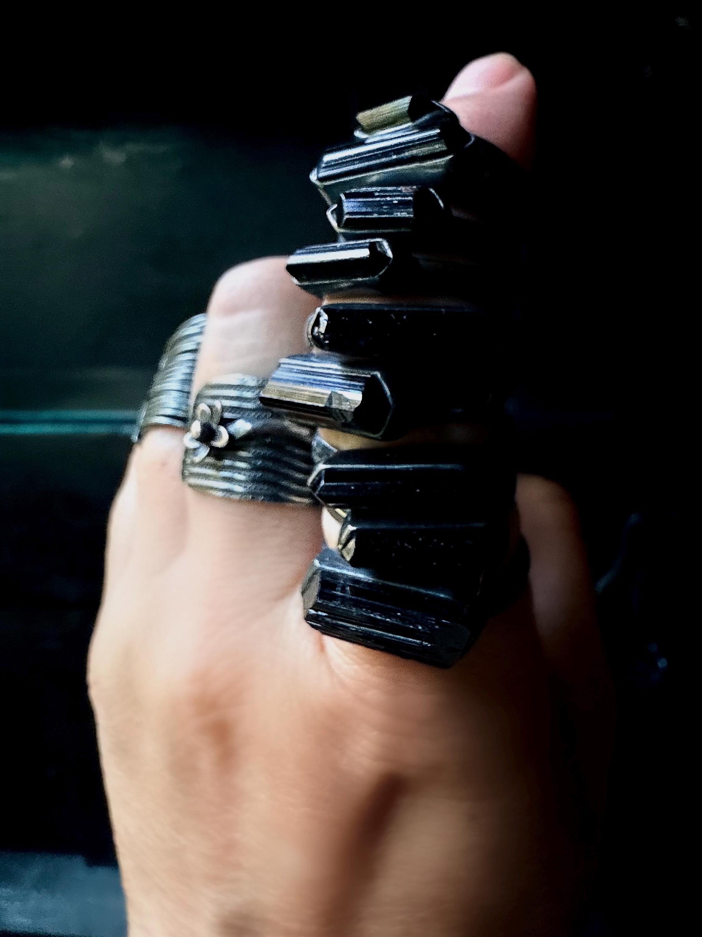 Black Tourmaline Ring