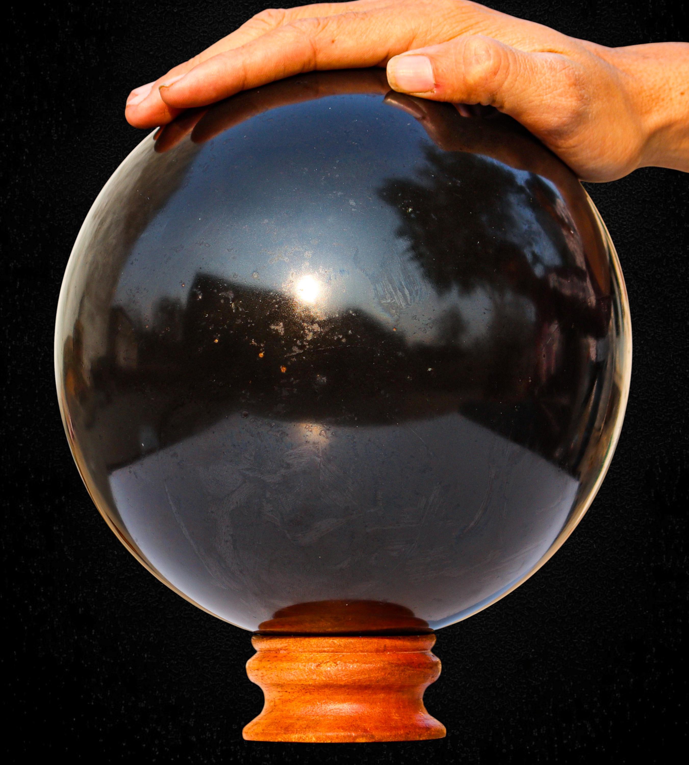 200mm Black Tourmaline Crystal Sphere: Meditation Energy Chakra Balancing Ball 200mm Black Tourmaline Crystal Sphere: Meditation Energy Chakra Balancing Ball