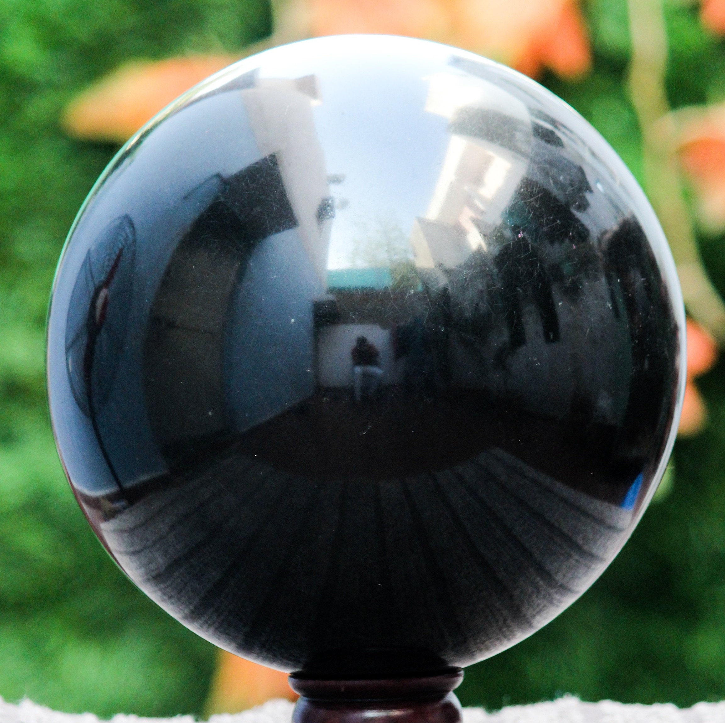 220mm Black Tourmaline Sphere: Metaphysical Healing Crystal, Home Decorative 220mm Black Tourmaline Sphere: Metaphysical Healing Crystal, Home Decorative