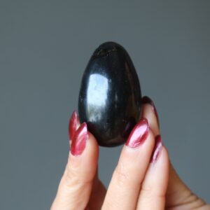 Black Tourmaline Egg Protection Stone