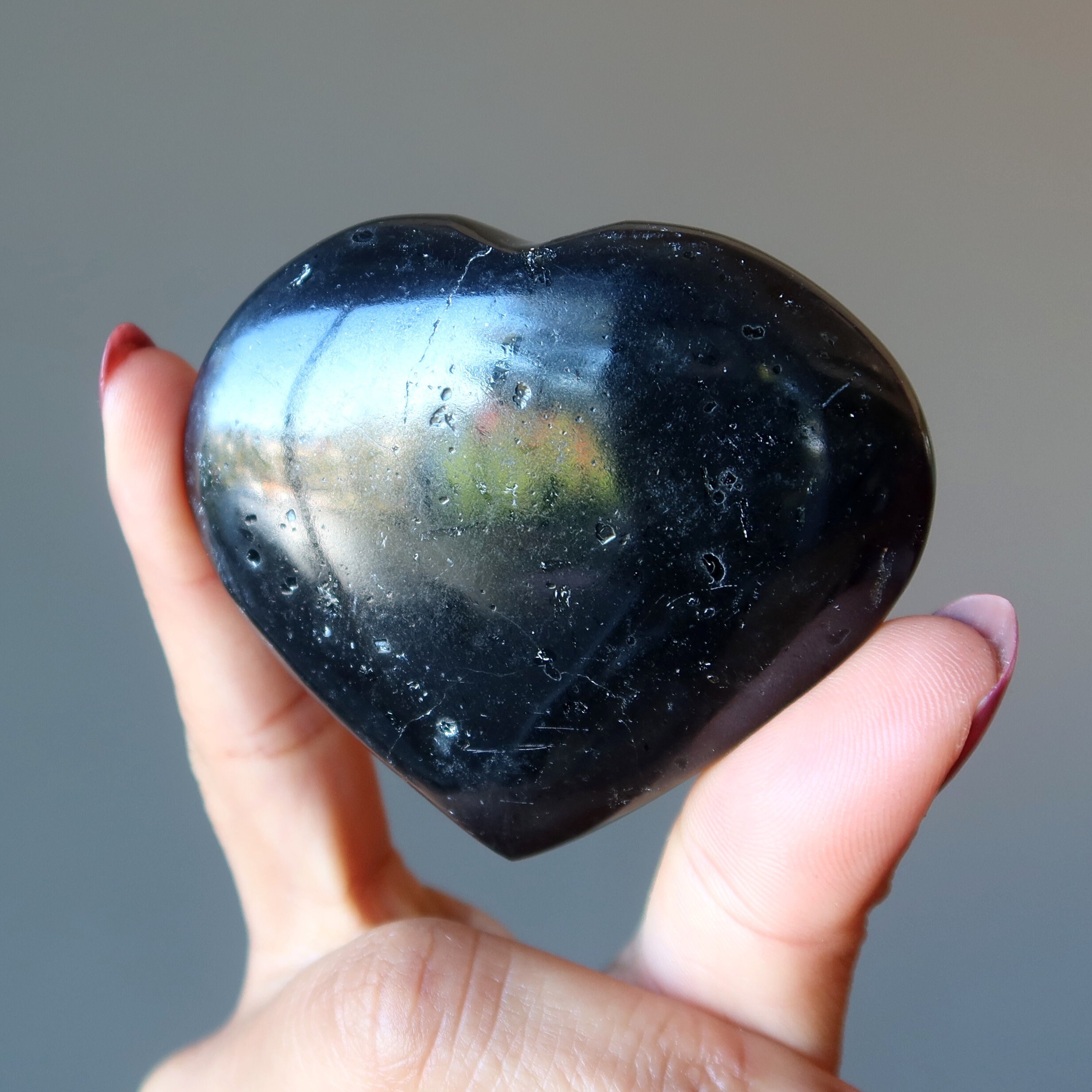 Black Tourmaline Heart Protect My Love Relationship Stone Black Tourmaline Heart Protect My Love Relationship Stone
