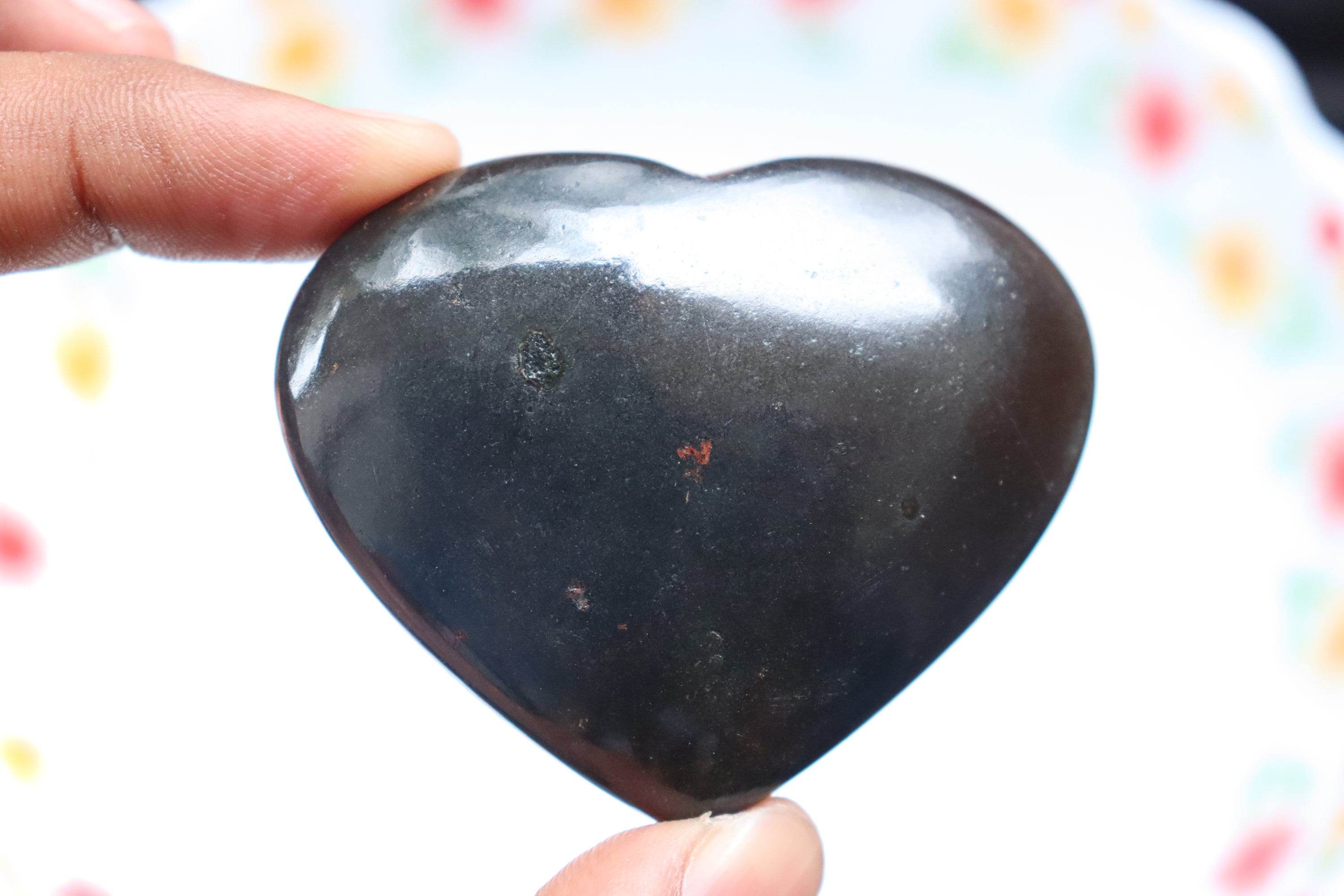 Black Tourmaline Heart Stone, Black Tourmaline Crystal, Black Tourmaline Heart Stone, Protection Crystal, Healing Stone, Christmas Gift