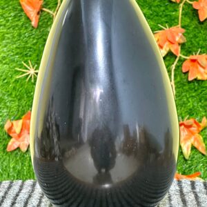 Large Black Tourmaline Egg: Healing Crystal Decorative ( 280MM, 23lbs )