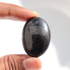 Black Tourmaline Palm Stone, Black Tourmaline Crystal, Black Tourmaline Palmstone, Protection Crystal, Healing Stone, Christmas Gift