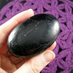 Black Tourmaline Palmstone Gallet Large Palm Stones Natural Crystals Mica Polished Protection Schorl Grounding Freeform Free Form Black Tourmaline Palmstone Gallet Large Palm Stones Natural Crystals Mica Polished Protection Schorl Grounding Freeform Free Form