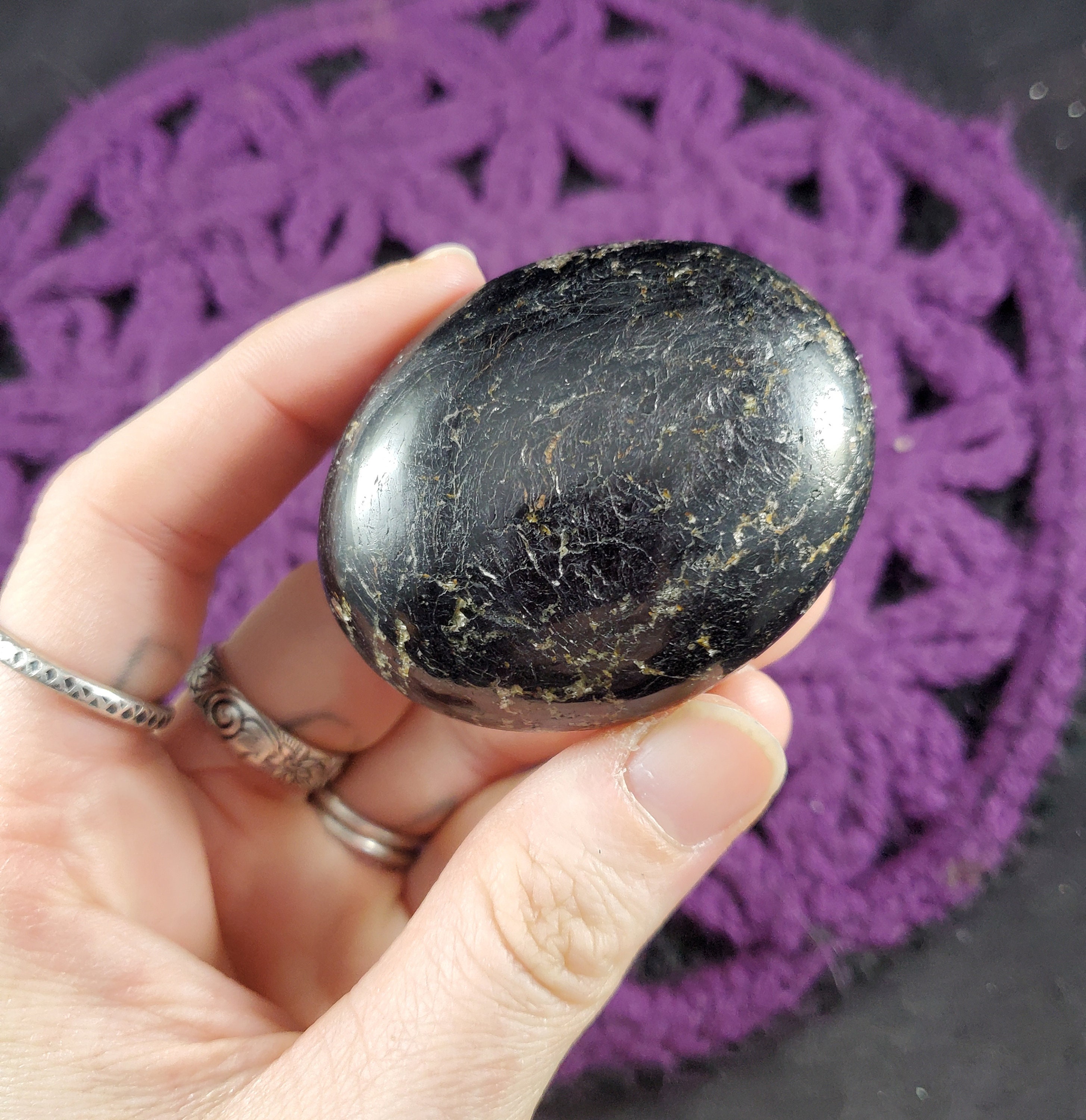Black Tourmaline Palmstone Gallet Large Palm Stones Natural Crystals Mica Polished Protection Schorl Grounding Freeform Free Form Black Tourmaline Palmstone Gallet Large Palm Stones Natural Crystals Mica Polished Protection Schorl Grounding Freeform Free Form