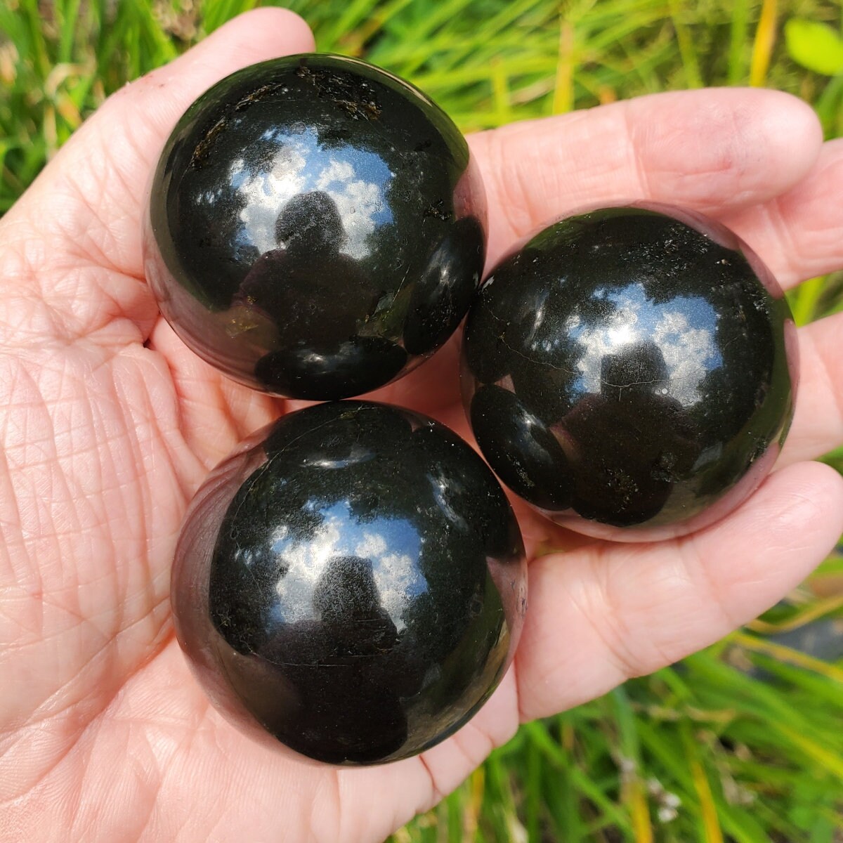 Black Tourmaline Sphere, Crystal Sphere For Protection And Grounding, Tourmaline Gemstone, Meditation Stone, Altar And Purification Crystal Black Tourmaline Sphere, Crystal Sphere For Protection And Grounding, Tourmaline Gemstone, Meditation Stone, Altar And Purification Crystal
