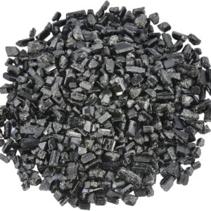 Black Tourmaline Tumbled Chips Bag