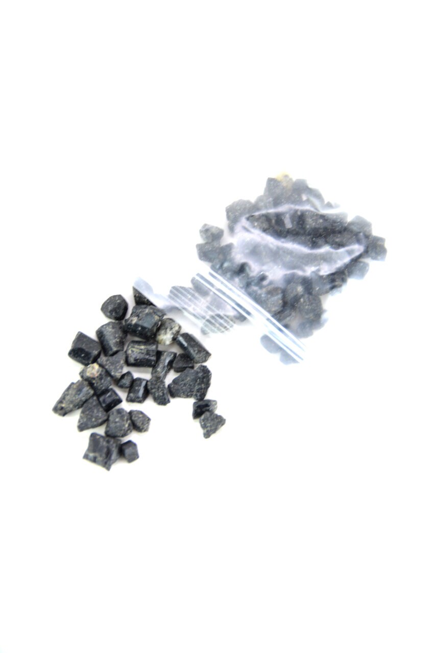 Black Tourmaline Tumbled Chips Grab Bag