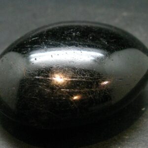 Fine Black Tourmaline Tumbled Stone From Namibia - 2.2"