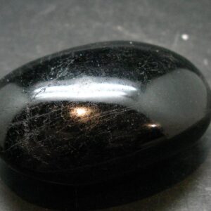 Fine Black Tourmaline Tumbled Stone From Namibia - 2.3"