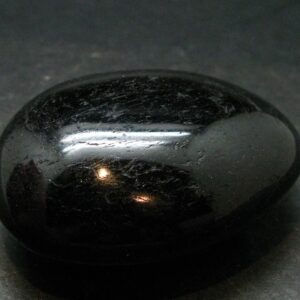 Fine Black Tourmaline Tumbled Stone From Namibia - 2.3"