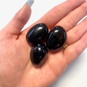 Tumbled Black Tourmaline, Quality Black Tourmaline, Polished Black Tourmaline, Black Tourmaline Tumble, T-10
