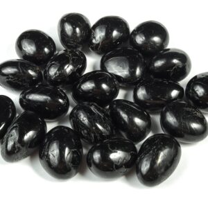 Black Tourmaline Tumbled Stone - Black Tourmaline Gemstone – Black Crystals - Natural stone - Black Stone - TU1051