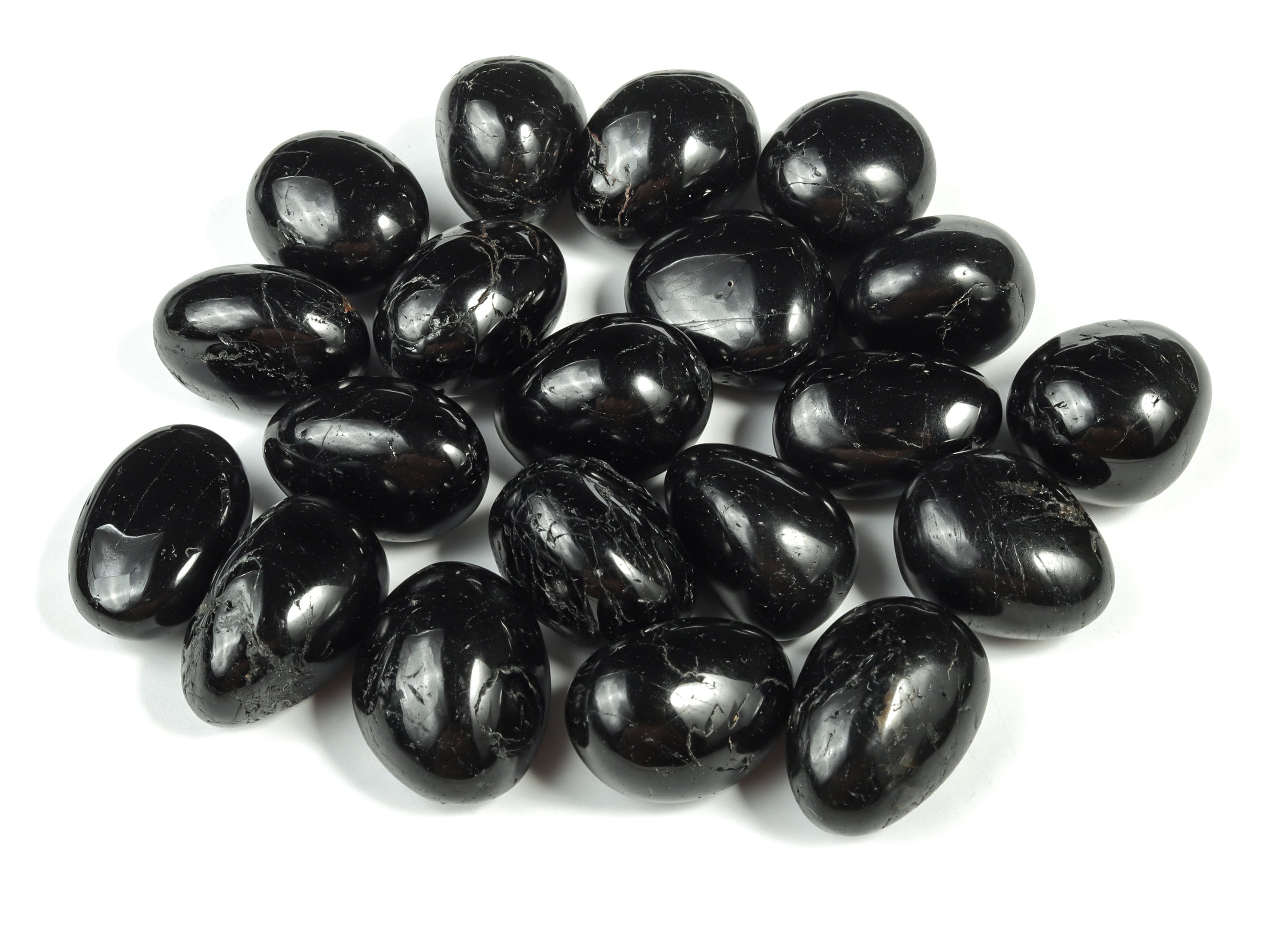 Black Tourmaline Tumbled Stone - Black Tourmaline Gemstone – Black Crystals - Natural Stone - Black Stone - Tu1051