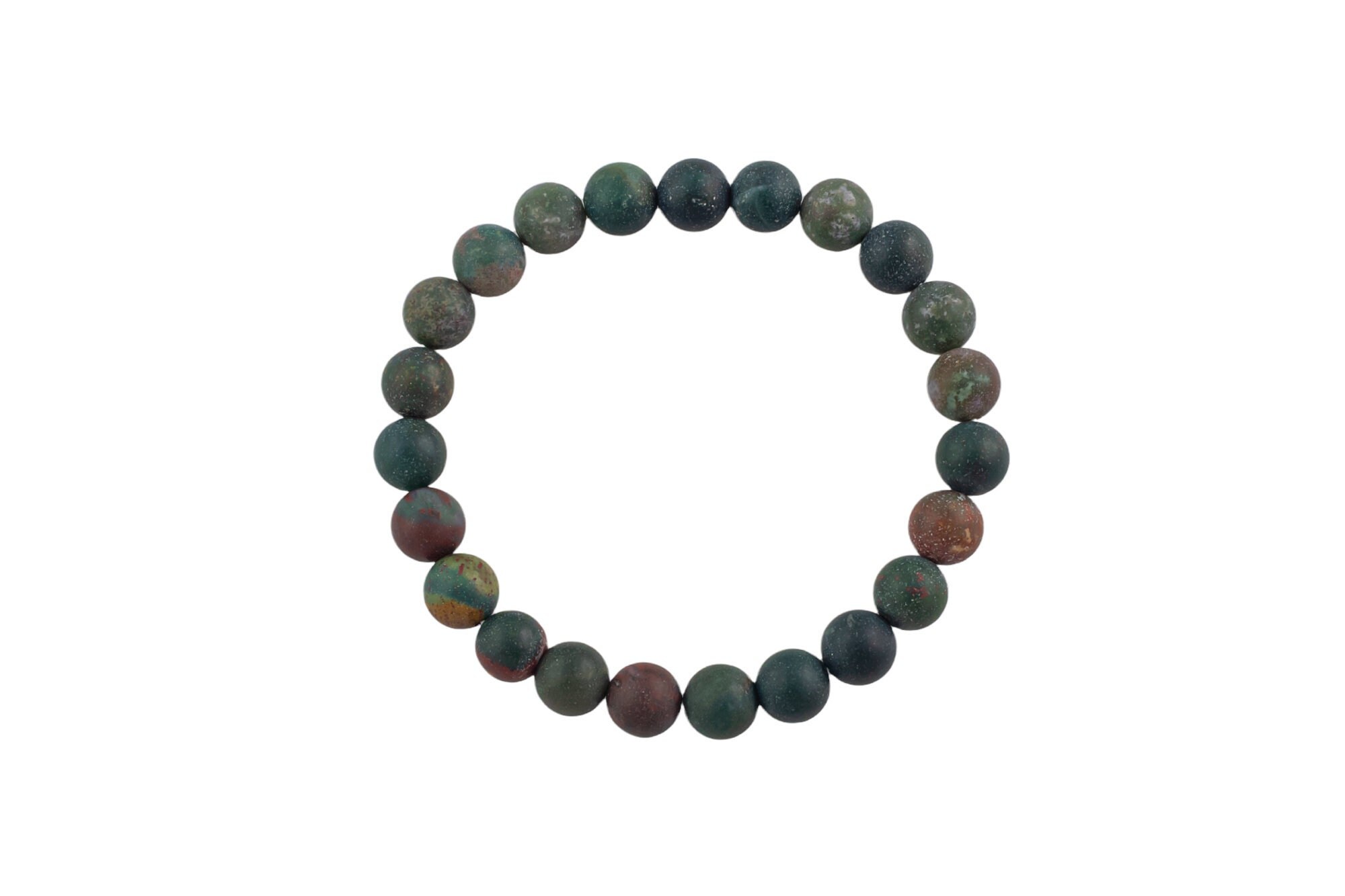 Natural Bloodstone - Bracelet Matte Round Size 10mm And 12mm- Handmade In Usa- Approx. 7-7.5" Bracelet Crystal Bracelet- Lgs Natural Bloodstone - Bracelet Matte Round Size 10mm And 12mm- Handmade In Usa- Approx. 7-7.5" Bracelet Crystal Bracelet- Lgs