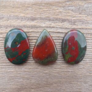 Blood Stone Cabochon, Heliotrope Cabochon For Jewelry Making