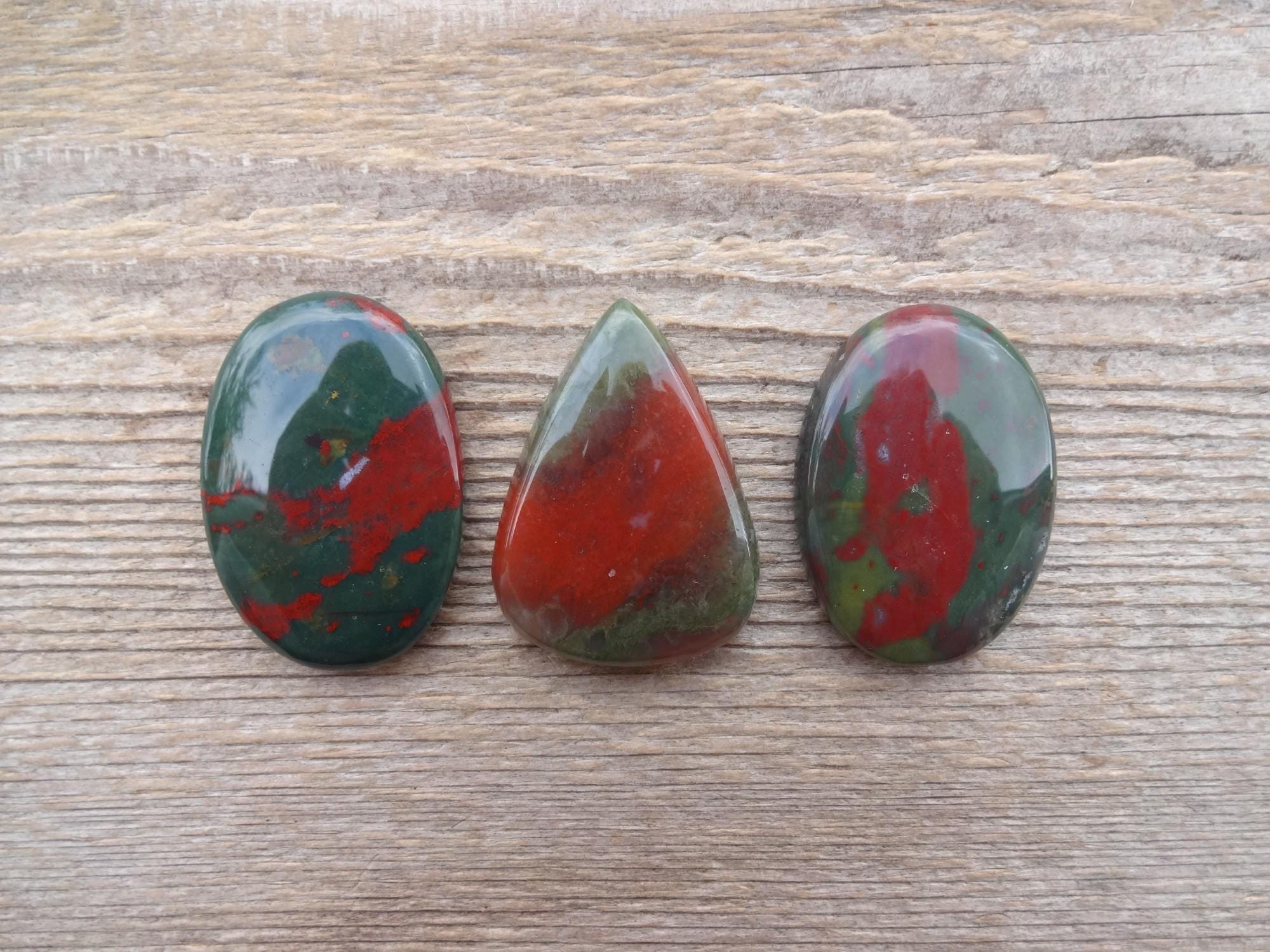Blood Stone Cabochon, Heliotrope Cabochon For Jewelry Making