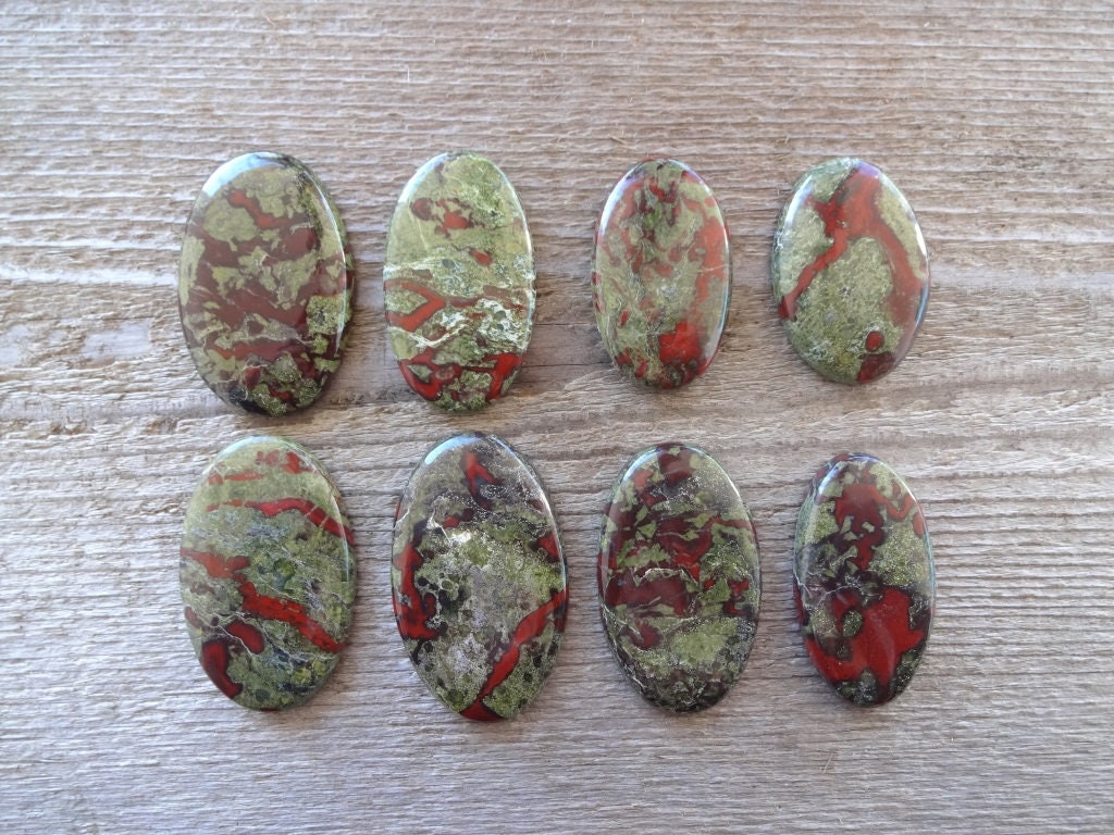 Dragon Blood Stone Cabochons