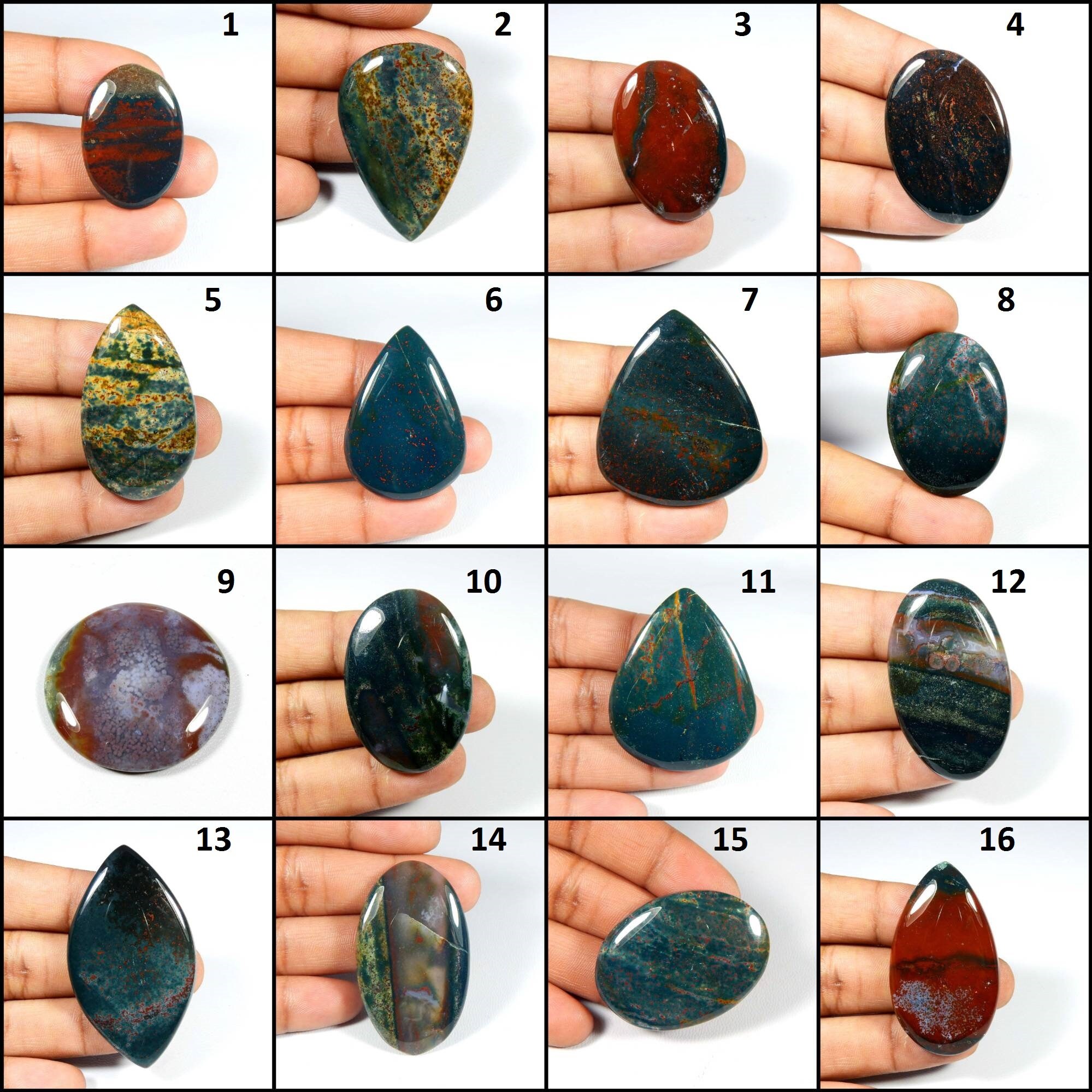 Natural Bloodstone. Bloodstone Gemstone. Charming~ Green Red Bloodstone Cabochon. Mix Shape Bloodstone For Jewelry. Variation Natural Bloodstone. Bloodstone Gemstone. Charming~ Green Red Bloodstone Cabochon. Mix Shape Bloodstone For Jewelry. Variation